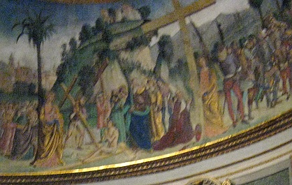 Freska v absidě